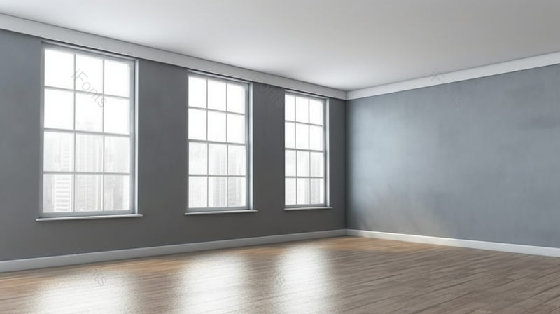 空的内部角落与灰色的墙壁,高清,摄影图,摄影图片,图片大全,摄影图免费下载